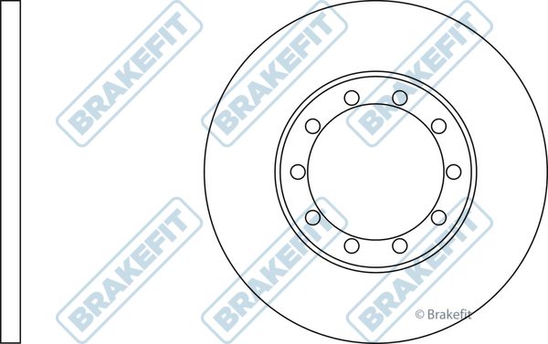 APEC BRAKING Тормозной диск SDK6079